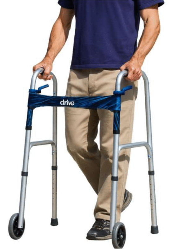 Andador Plegable de dos ruedas