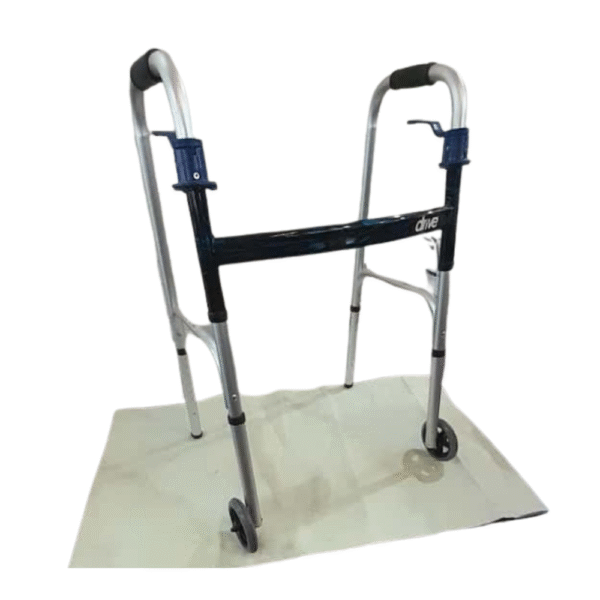 Andador Plegable de Dos Ruedas Marca "Drive"