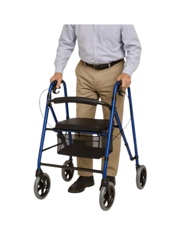 Andador Plegable de Cuatro Ruedas