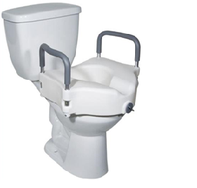 Sanitario elevado Elevador para sanitario con agarradera